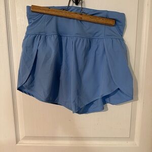 Women's Blue Athletic Running Shorts